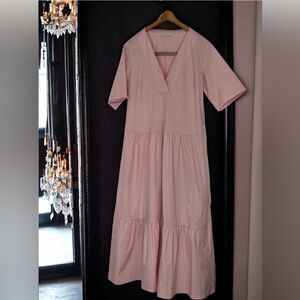 Rosso35 Italian couture tiered midi dress